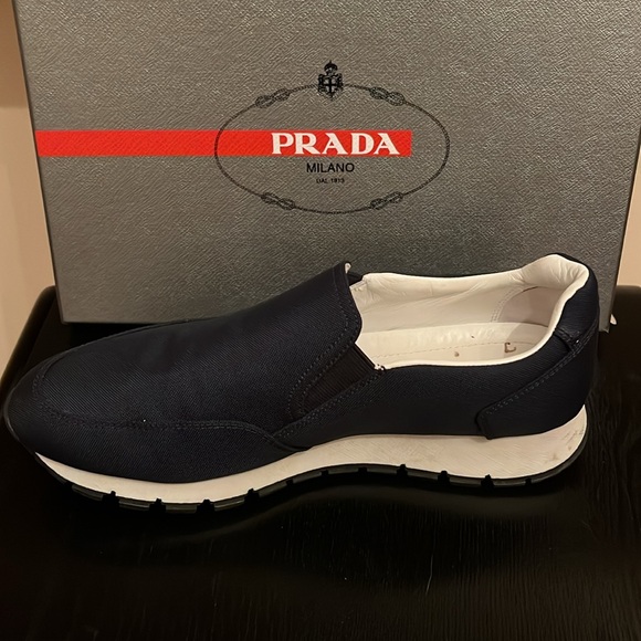 Prada Nylon Slip-On Sneaker - Picture 3 of 8